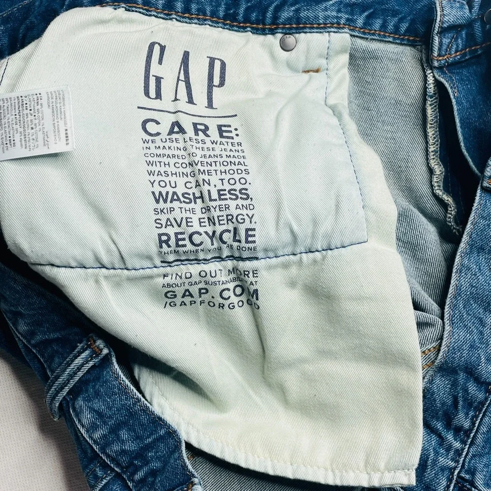 GAP Men's 42x30 Light Wash Straight GapFlex Stretch Jeans Big Tall Casual